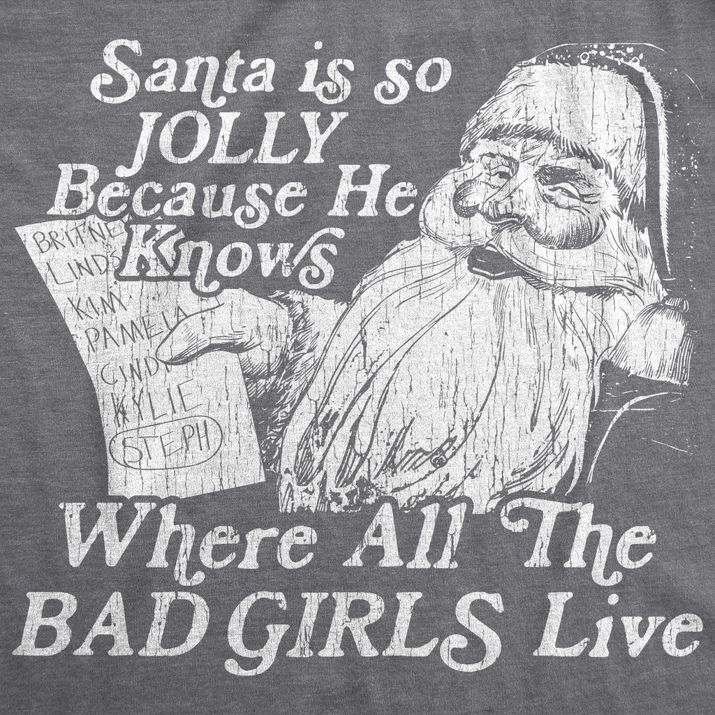 Santa Is Jolly Because He Knows Where The Bad Girls Live product image 3