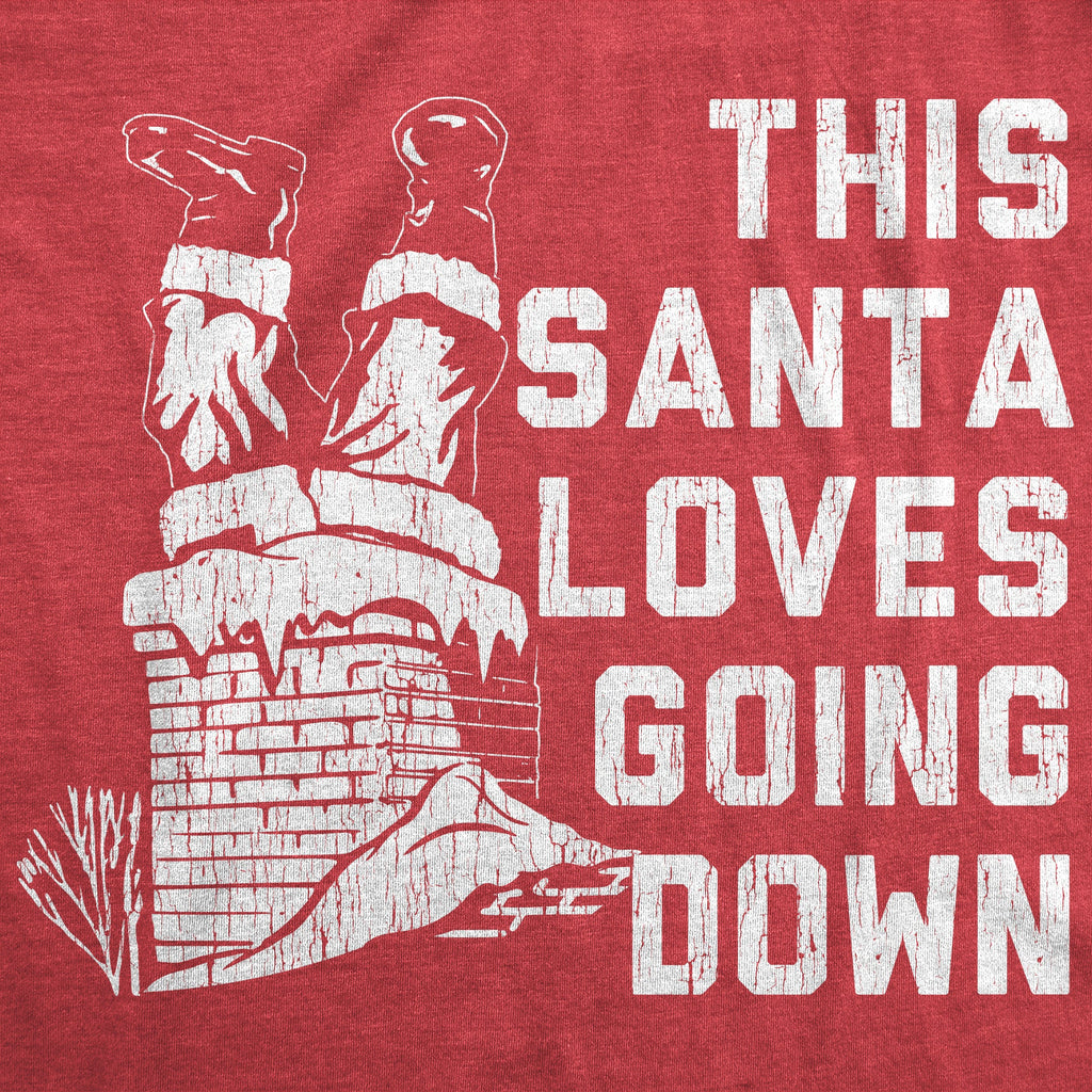 Santa Loves Going Down Men's T Shirt product image 3
