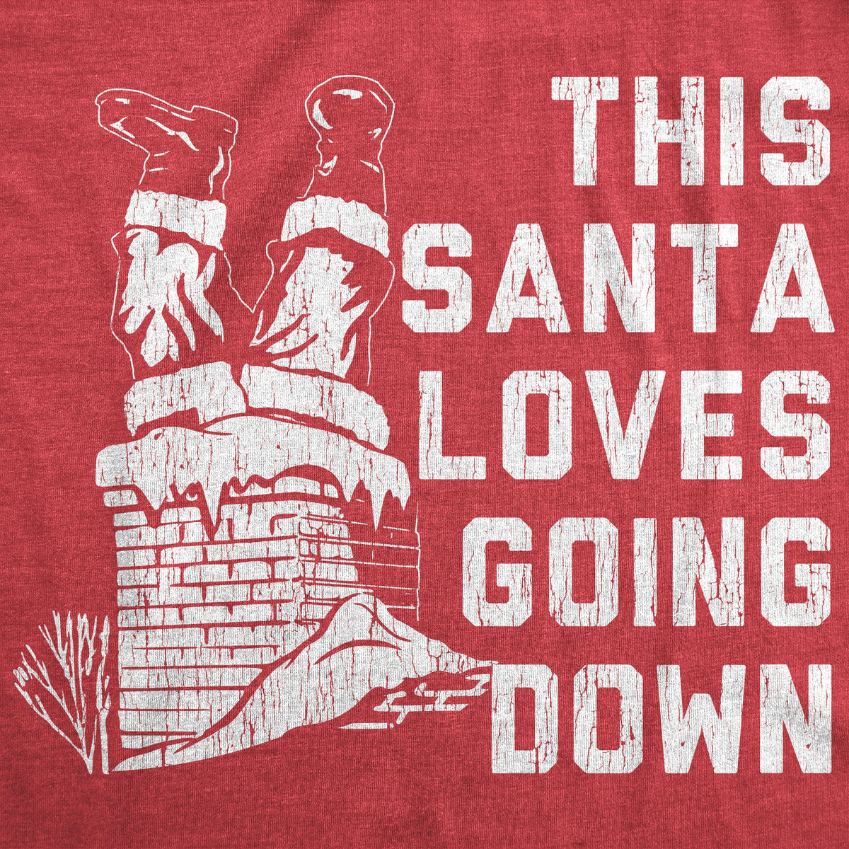 Santa Loves Going Down Men's T Shirt product image 3