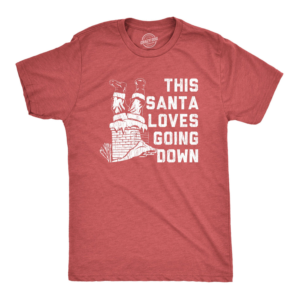 Santa Loves Going Down Men's T Shirt product image 1
