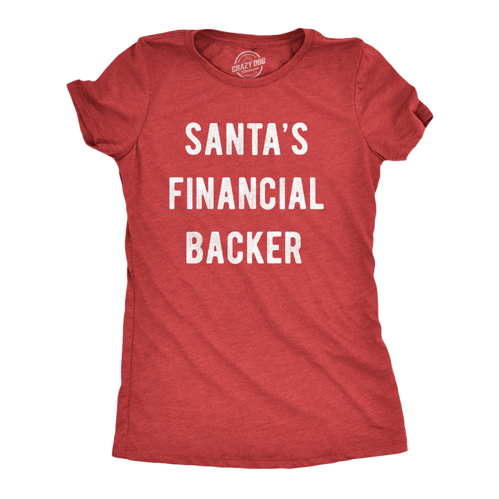 Santa's Financial Backer Women's T Shirt product image 1