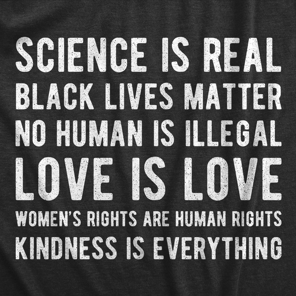 Science Is Real Black Lives Matter Women's T Shirt product image 2