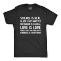 Science Is Real Black Lives Matter Men's T Shirt product image 1