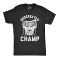 Undefeated Toilet Clogging Champ Men's T Shirt product image 1