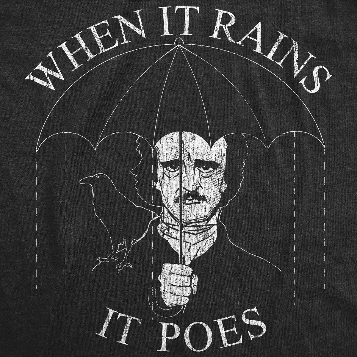 When It Rains It Poes Men's T Shirt product image 3