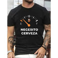 Men's Regular Fit Letter Graphic Round Neck Tee, Casual product image 1