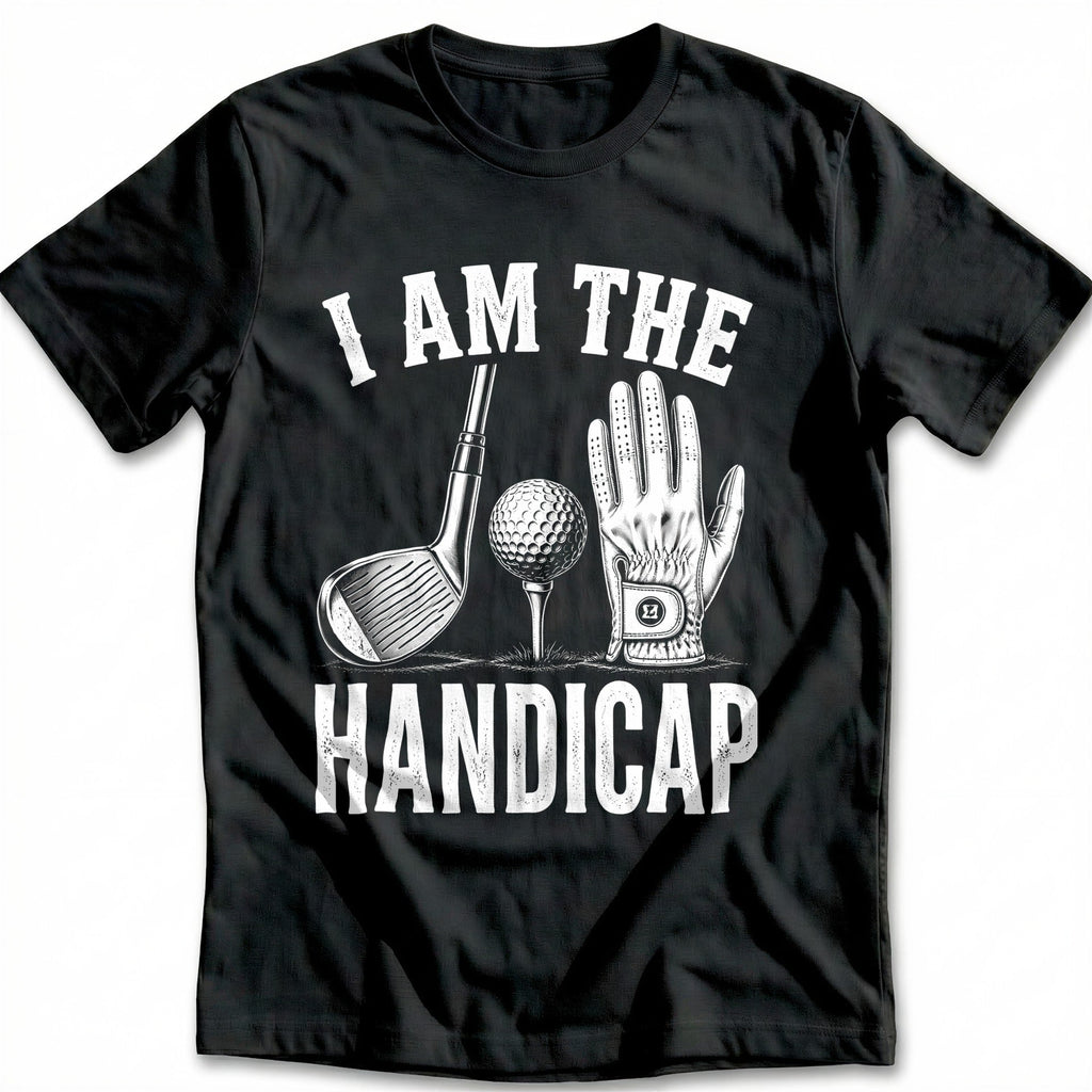 I Am the Handicap 44 Golf T-Shirt EU product image 3