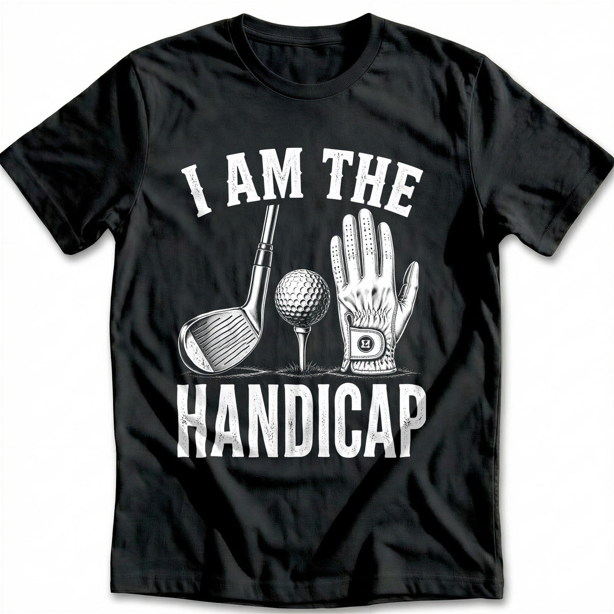 I Am the Handicap 44 Golf T-Shirt EU product image 3