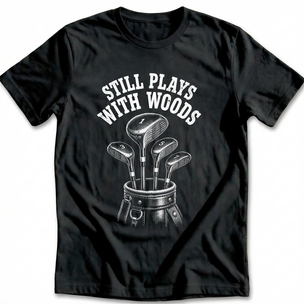 Still Plays with Woods 82 Golf T-Shirt US product image 2