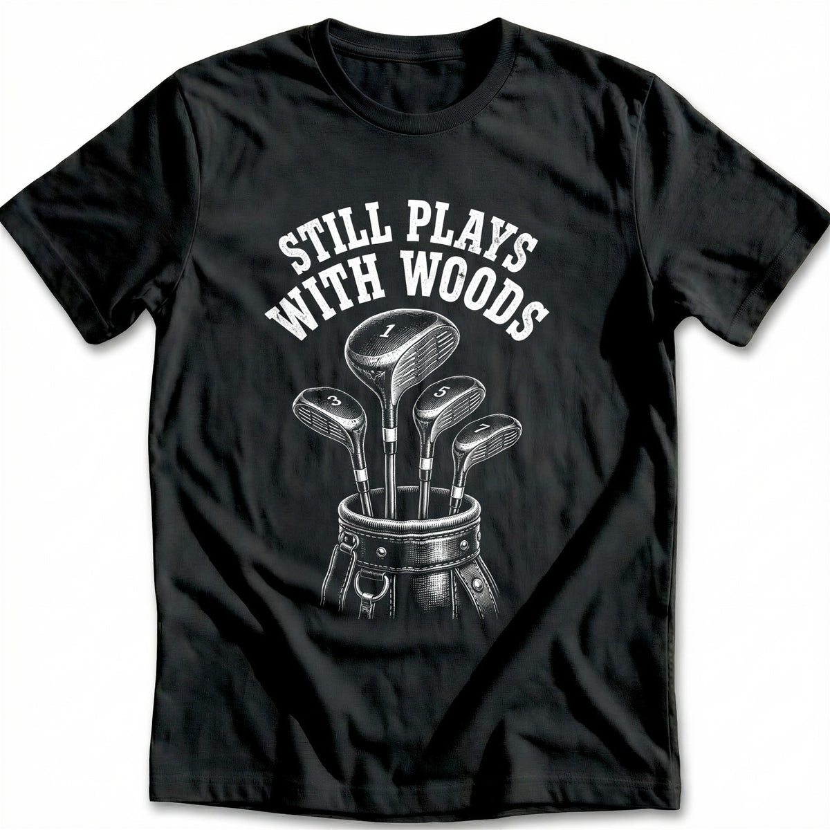 Still Plays with Woods 82 Golf T-Shirt US product image 2
