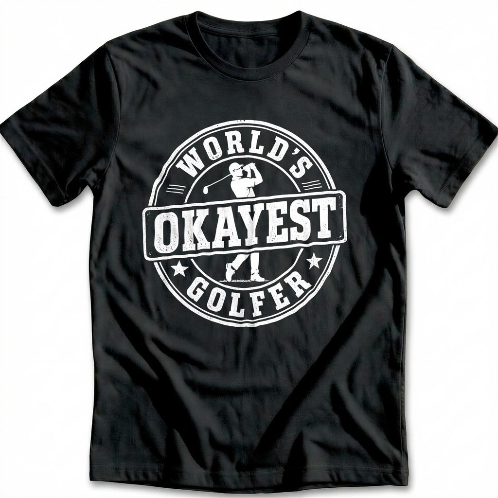 World's Okayest Golfer 20 T-Shirt product image 3