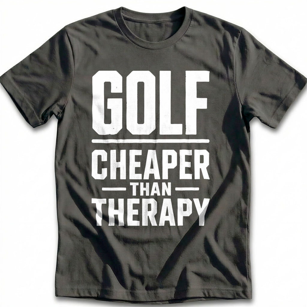Golf Cheaper Than Therapy 46 T-Shirt GC product image 4