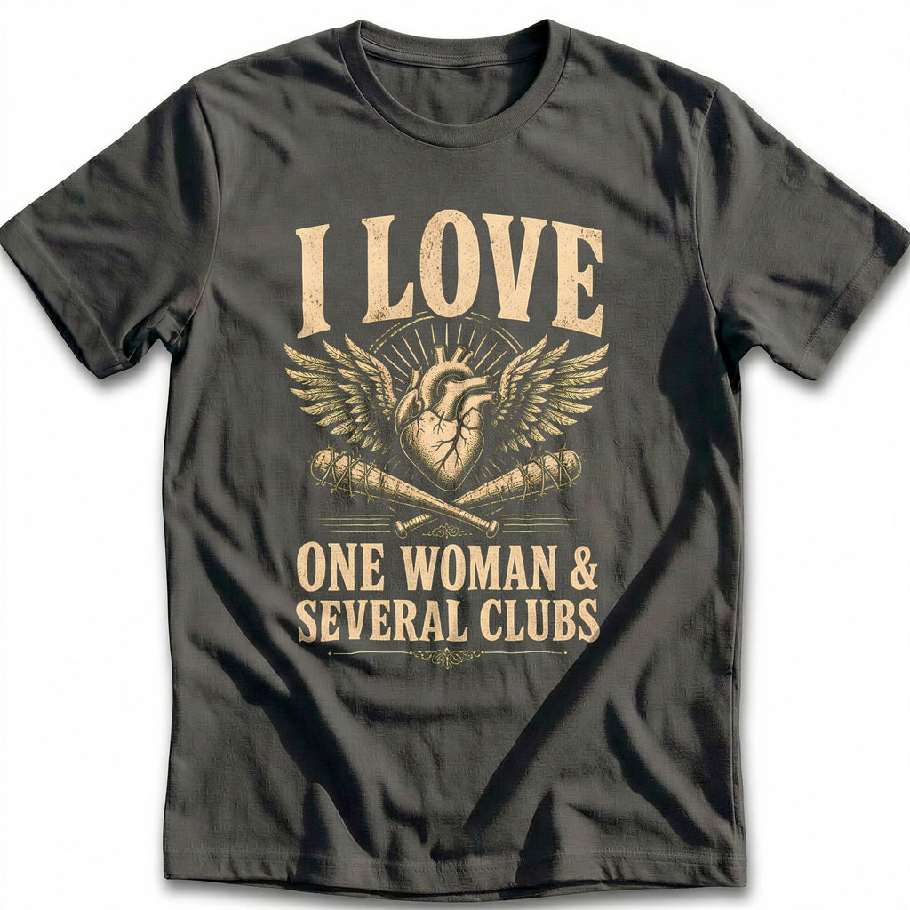 I Love One Woman and Several Clubs Vintage 49 Golf T-Shirt product image 1
