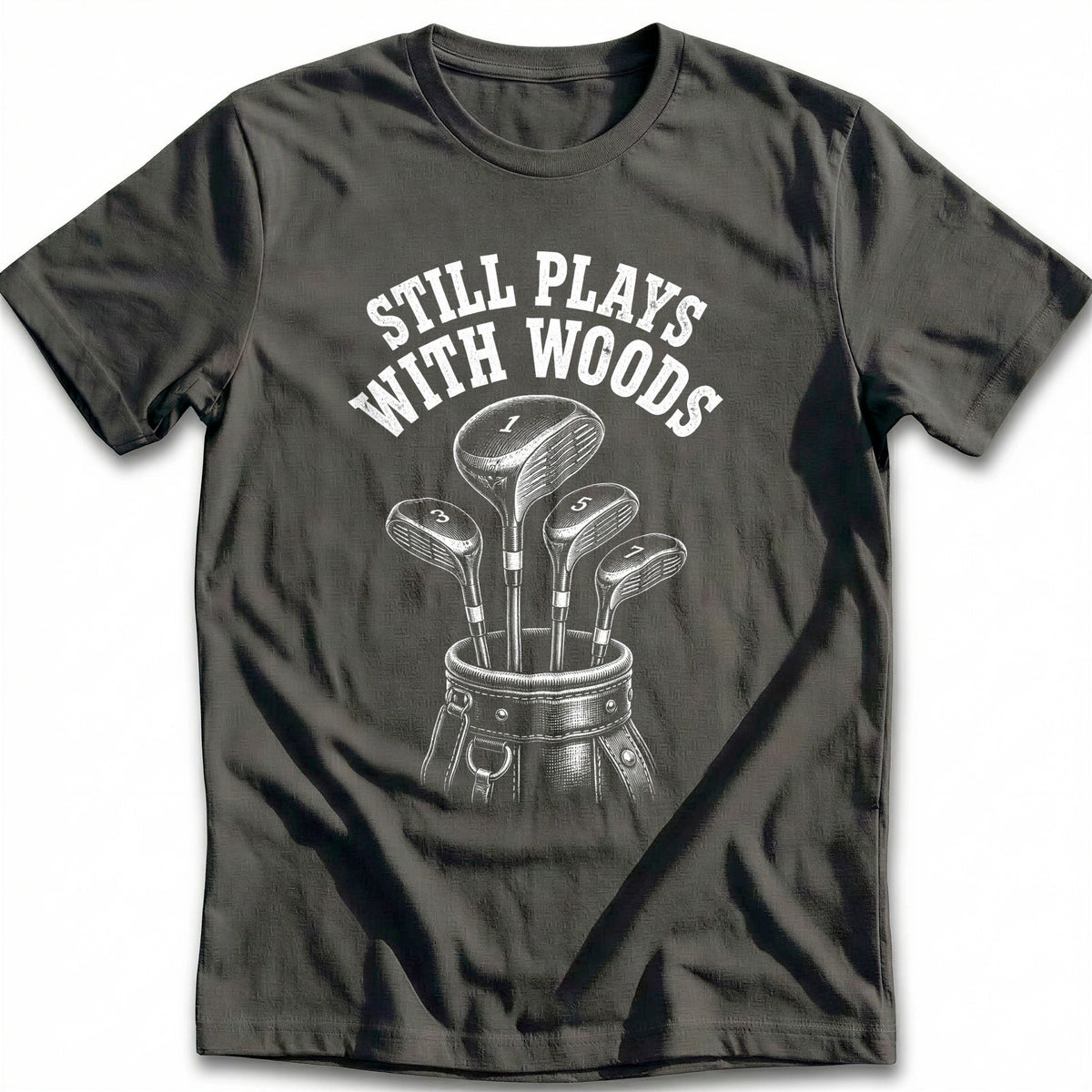 Still Plays with Woods 82 Golf T-Shirt US product image 3