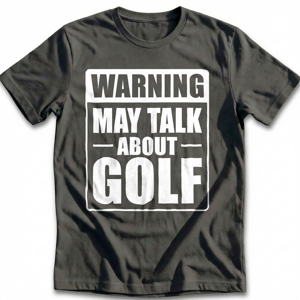 Warning May Talk About Golf 51 T-Shirt US product image 3