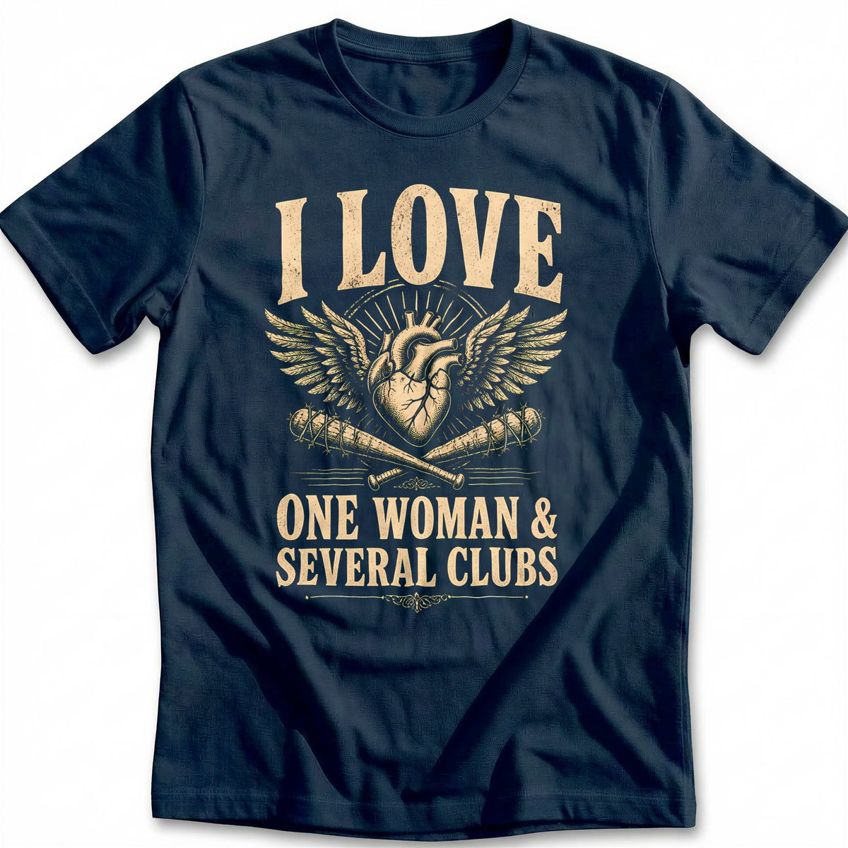 I Love One Woman and Several Clubs Vintage 49 Golf T-Shirt product image 2