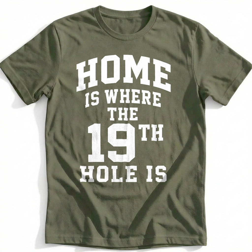 Home is Where the 19th Hole Is 42 Golf T-Shirt EU product image 4