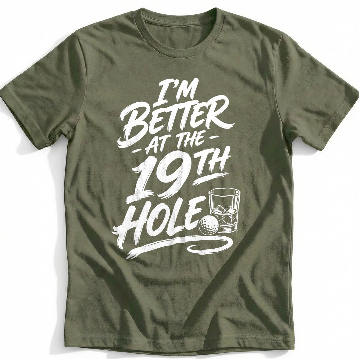 I'm Better at the 19th Hole 54 Golf T-Shirt US product image 4