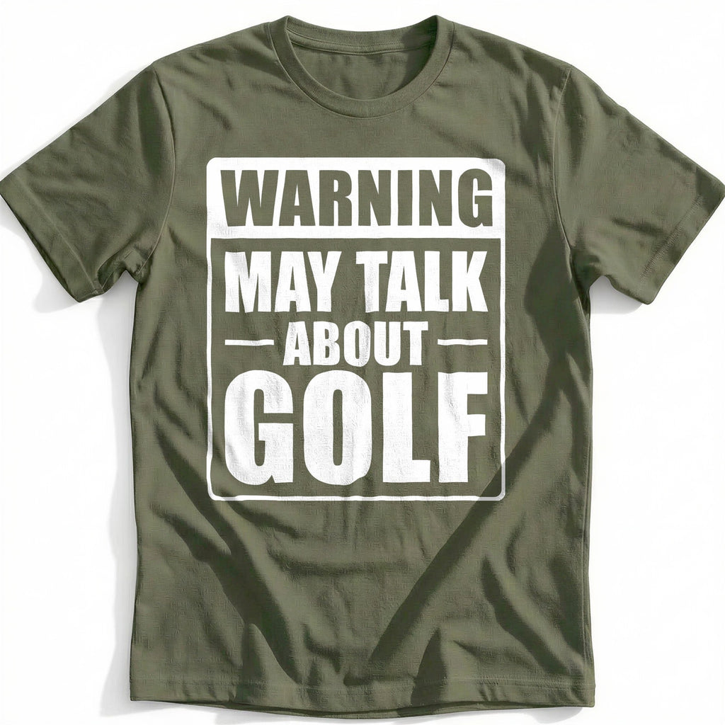 Warning May Talk About Golf 51 T-Shirt US product image 4