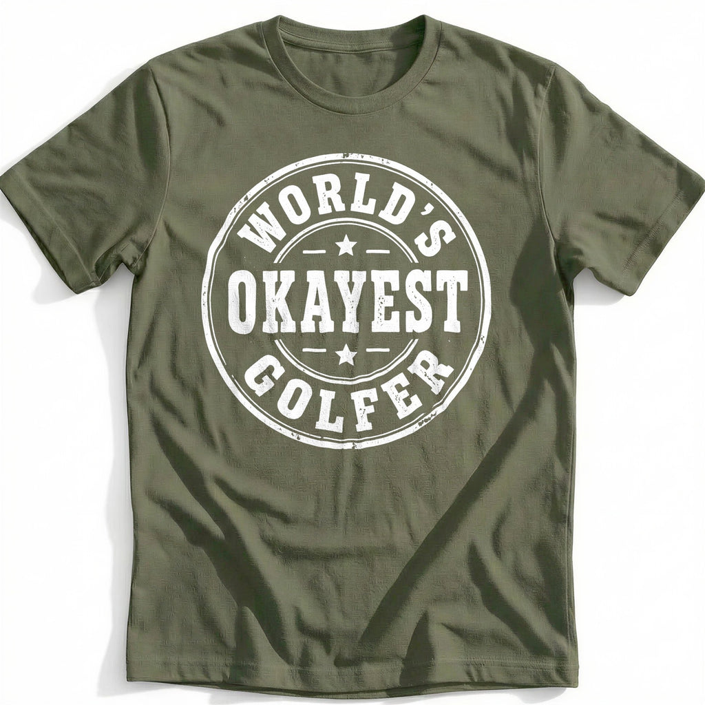 World's Okayest Golfer 46 T-Shirt AU product image 4