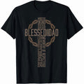 100% Cotton Father's Day Gift for Dad Husband Blessed product image 1