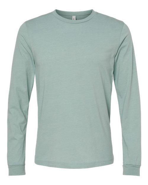 BELLA + CANVAS Heather CVC Long Sleeve Tee product image 8