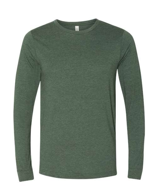 BELLA + CANVAS Heather CVC Long Sleeve Tee product image 9