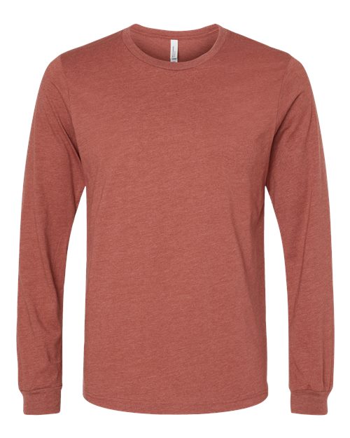 BELLA + CANVAS Heather CVC Long Sleeve Tee product image 23