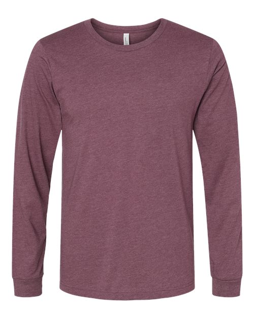 BELLA + CANVAS Heather CVC Long Sleeve Tee product image 10