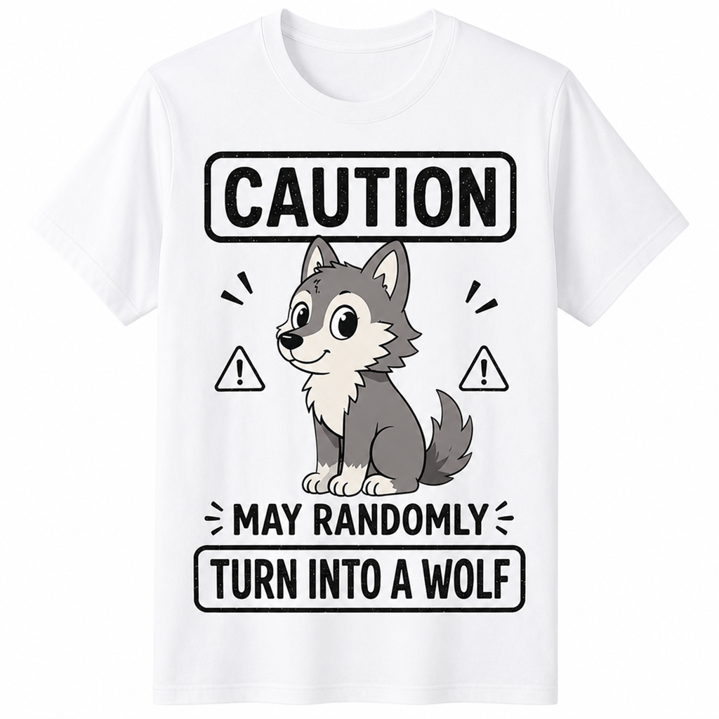 Funny Wolf Cartoon Randomly Turn Into Lover Animal Humor product image 12