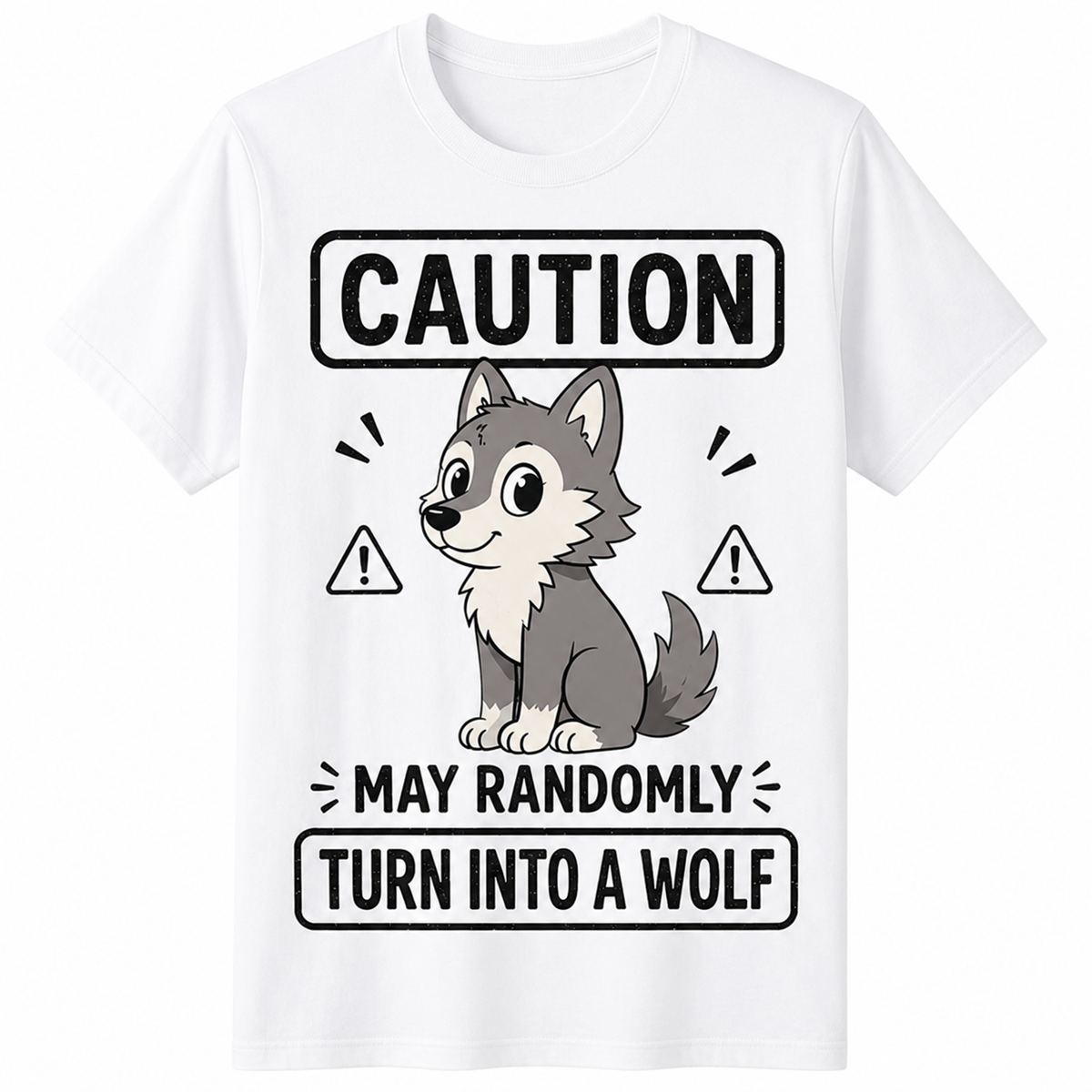 Funny Wolf Cartoon Randomly Turn Into Lover Animal Humor product image 12