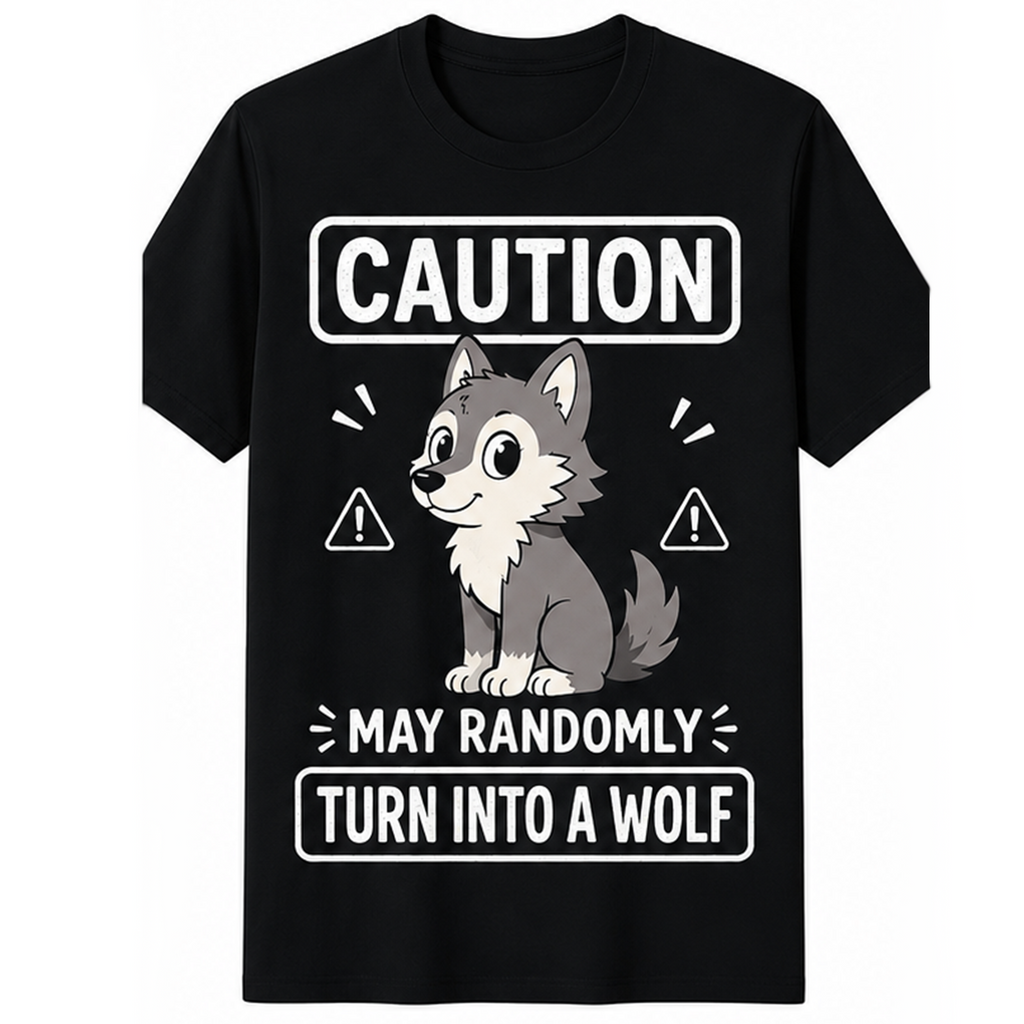 Funny Wolf Cartoon Randomly Turn Into Lover Animal Humor product image 11