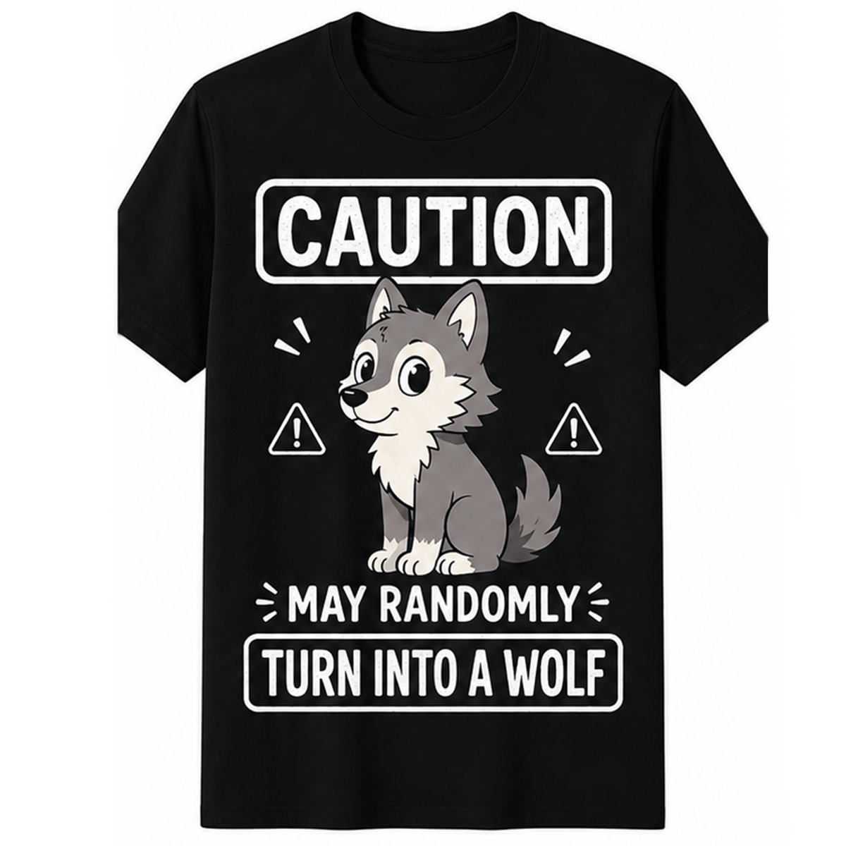 Funny Wolf Cartoon Randomly Turn Into Lover Animal Humor product image 11