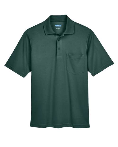 CORE365 Men's Origin Performance Piqué Polo with Pocket
