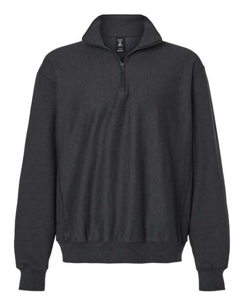 Hanes Unisex Beefy® Sweats Premium Heavyweight Quarter-Zip product image 11