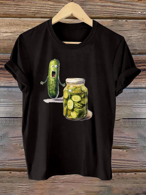 100%Cotton Funny T shirt Graphic Print T-shirt, Short product image 1