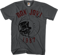 1987 Skull and Moon Bon Jovi T-Shirt product image 1