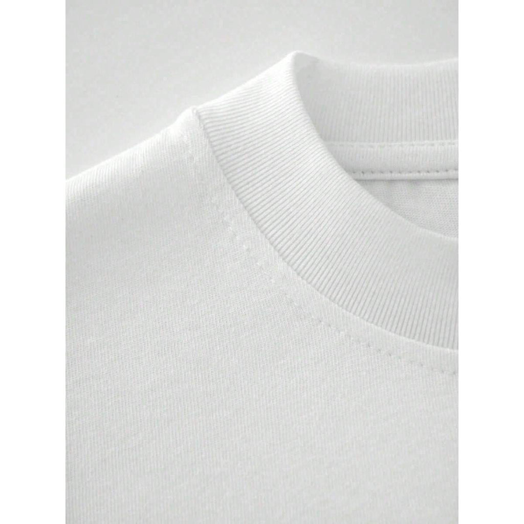Women' Cool Bear Girl Print White TShirt Crew Neck Casual product image 3