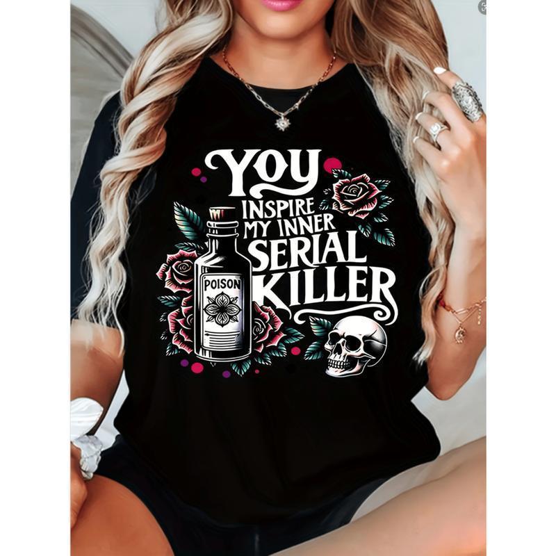 funny plus size womens you my inner killer graphic tee edgy product image 1