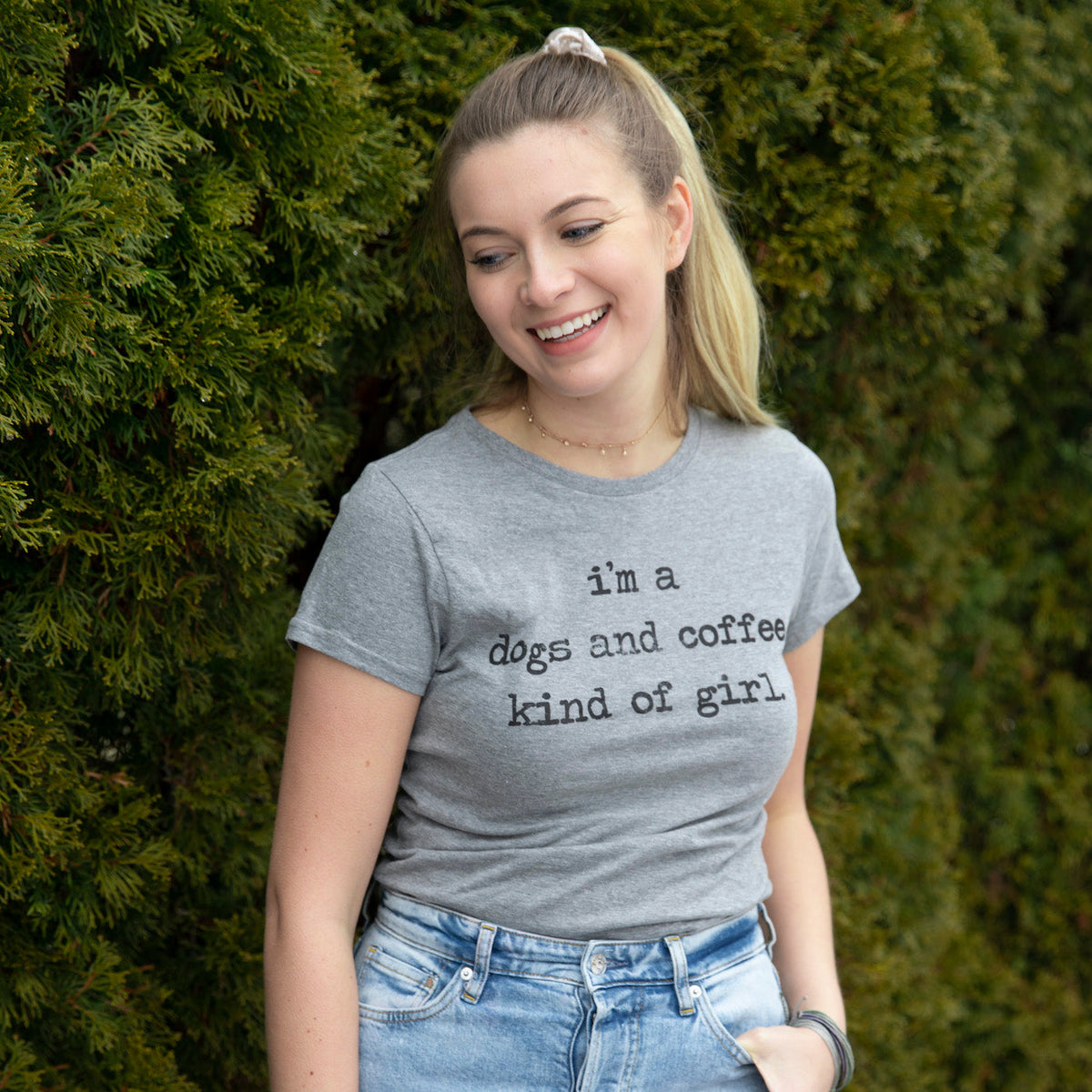 I'm A Dogs And Coffee Kind Of Girl Women's T Shirt product image 2