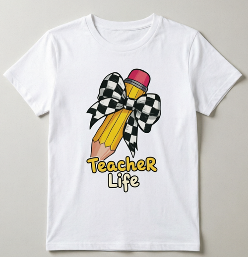 100%Cotton Women's Teacher T-Shirt - Soft Breathable Crew product image 1