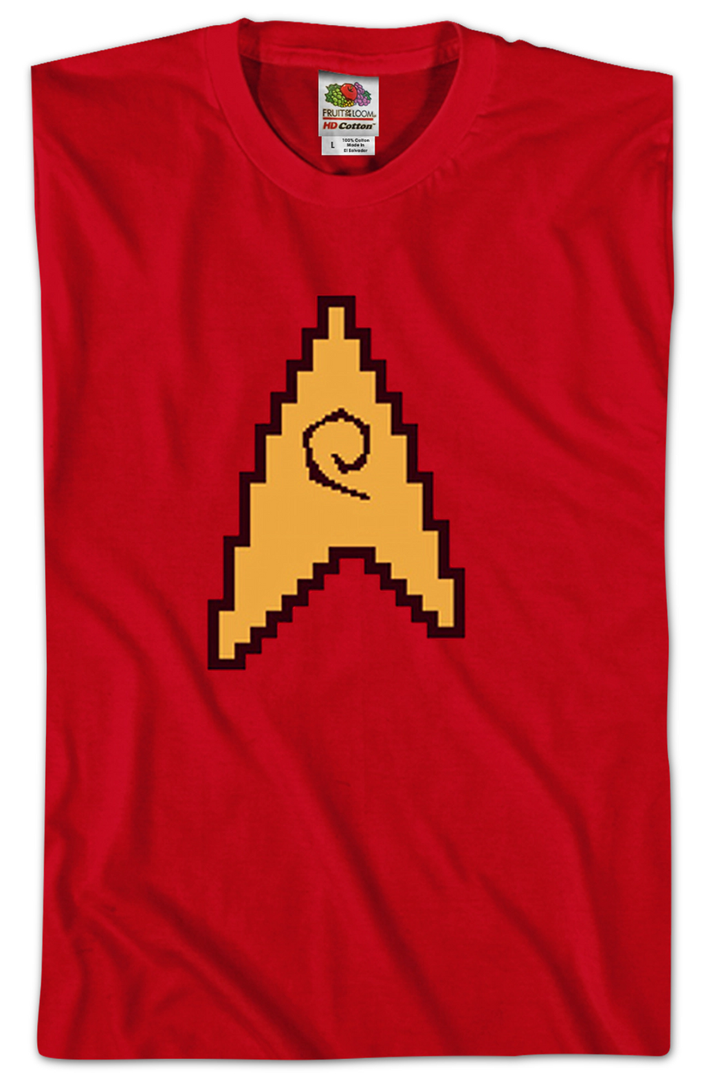 8-Bit Starfleet Logo Star Trek T-Shirt product image 2