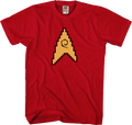 8-Bit Starfleet Logo Star Trek T-Shirt product image 1