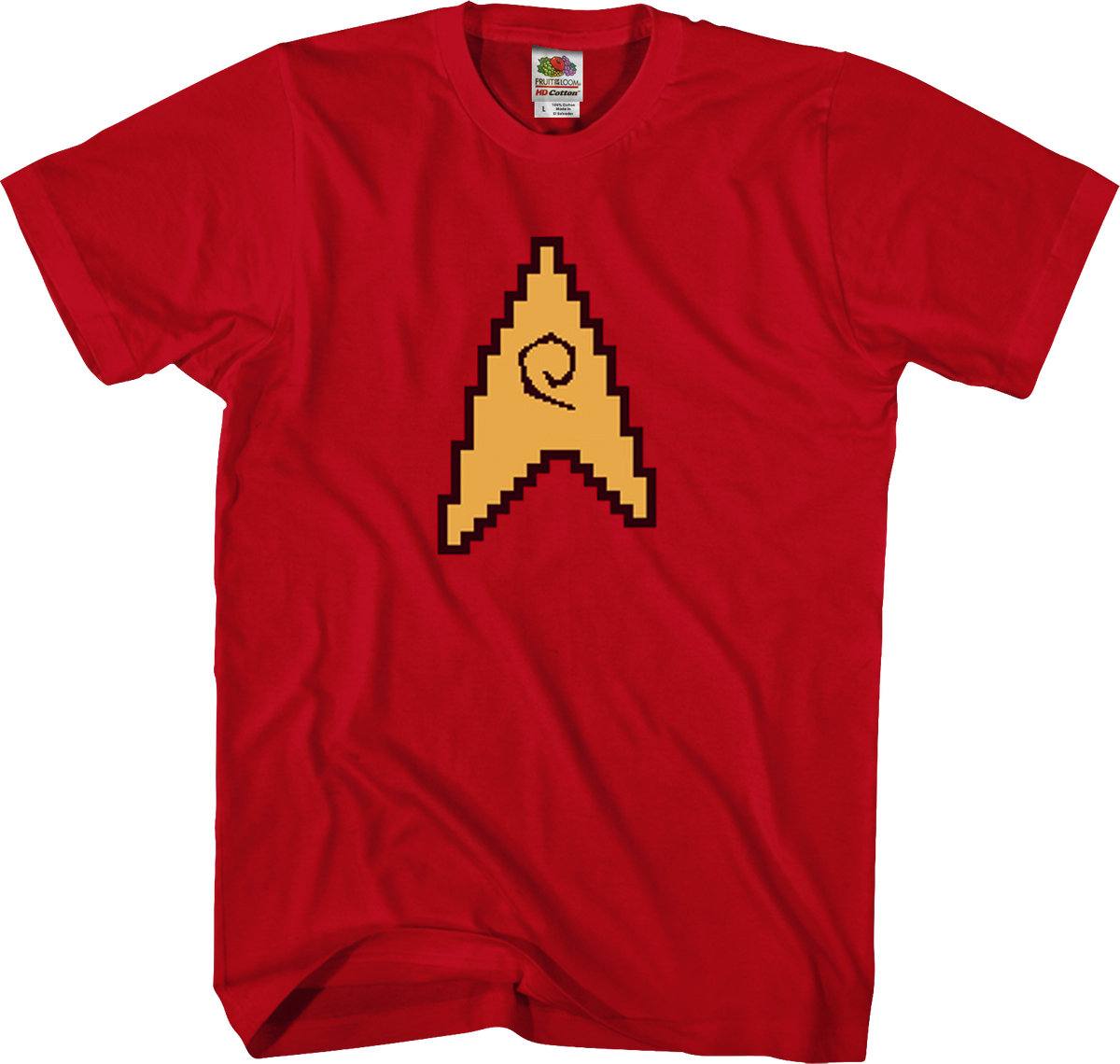 8-Bit Starfleet Logo Star Trek T-Shirt product image 1