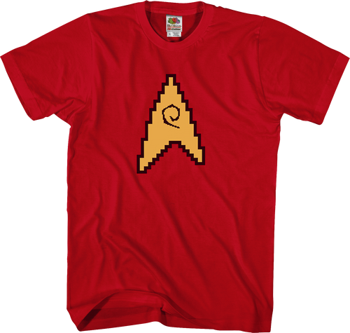 8-Bit Starfleet Logo Star Trek T-Shirt product image 1
