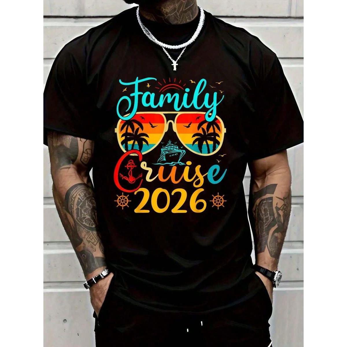 “Family Cruise 2026” Making Memories Tee – 100% Cotton product image 1