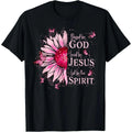 Blessed By God Loved By Jesus Pink Sunflower Butterfly product image 1