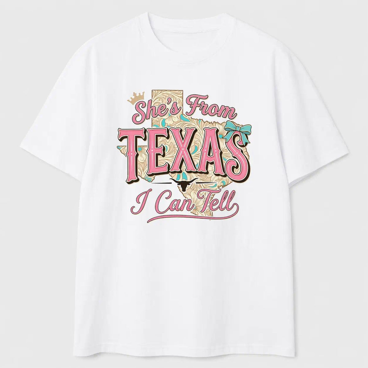She's From Texas I Can Tell Cowgirl Graphic Tee for Women product image 1