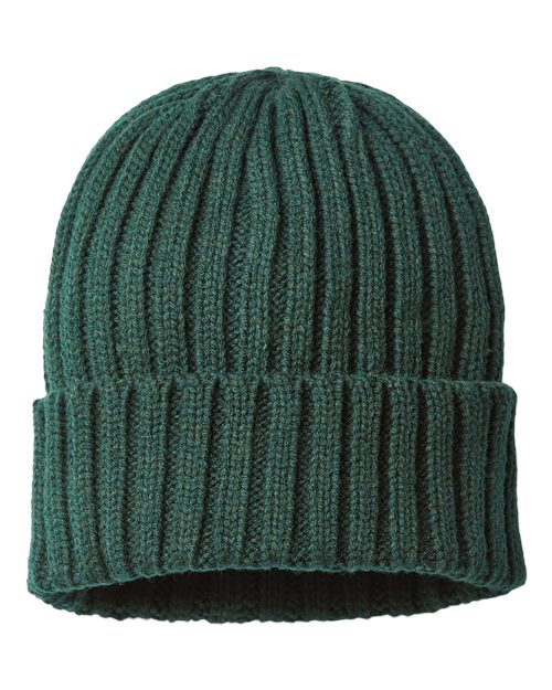 Atlantis Headwear Sustainable Cable Knit Cuffed Beanie