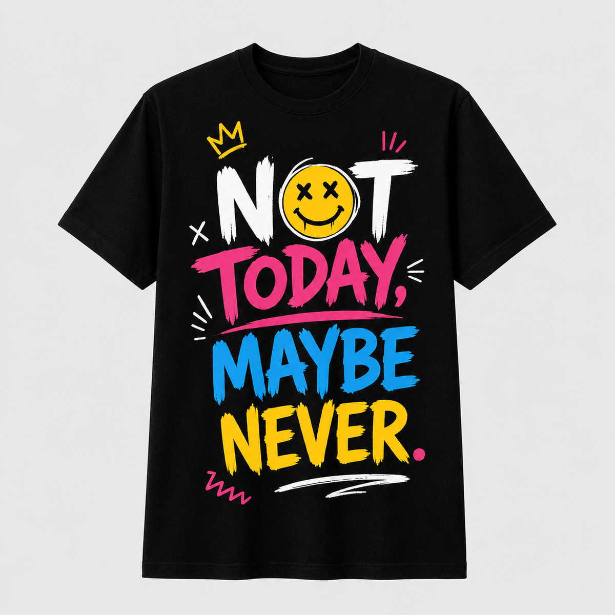 Meme Mood Funny Graphic T-Shirt Customizable Unisex Tee05 product image 2